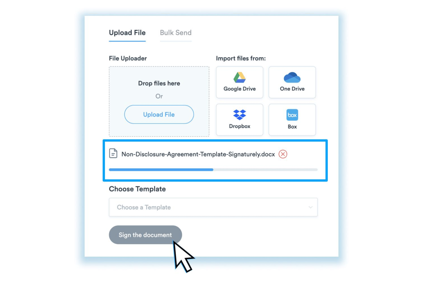 Signaturely free unlimited self-signing for internal and personal documents.