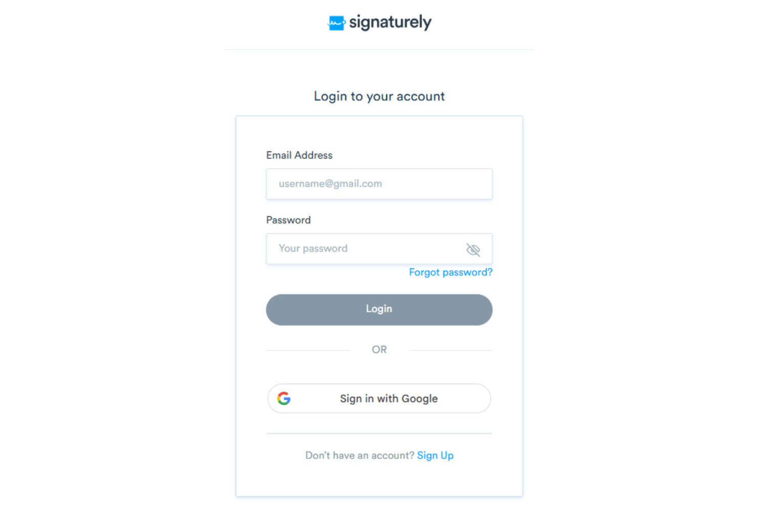Signaturely onboarding with guided setup, templates, tutorials, and support.