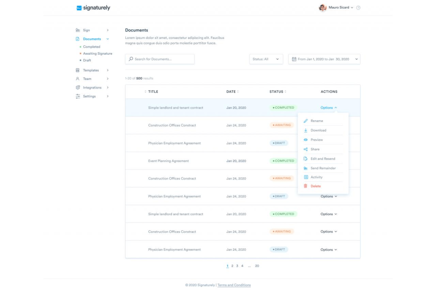 screenshot - Signaturely Review: Pros, Cons, Features and Pricing Explained