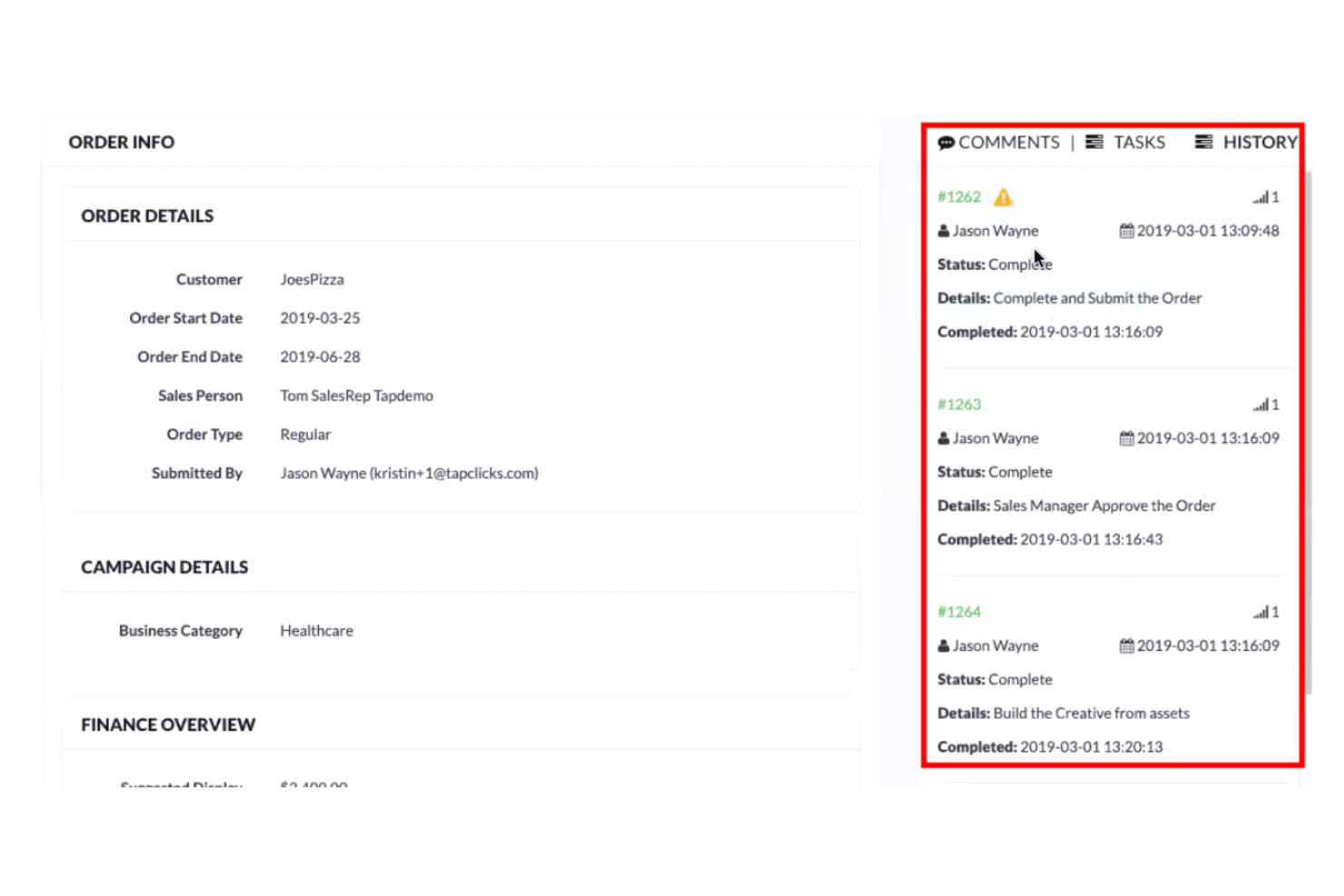screenshot - TapClicks Review: Pros, Cons, Features and Pricing Overview