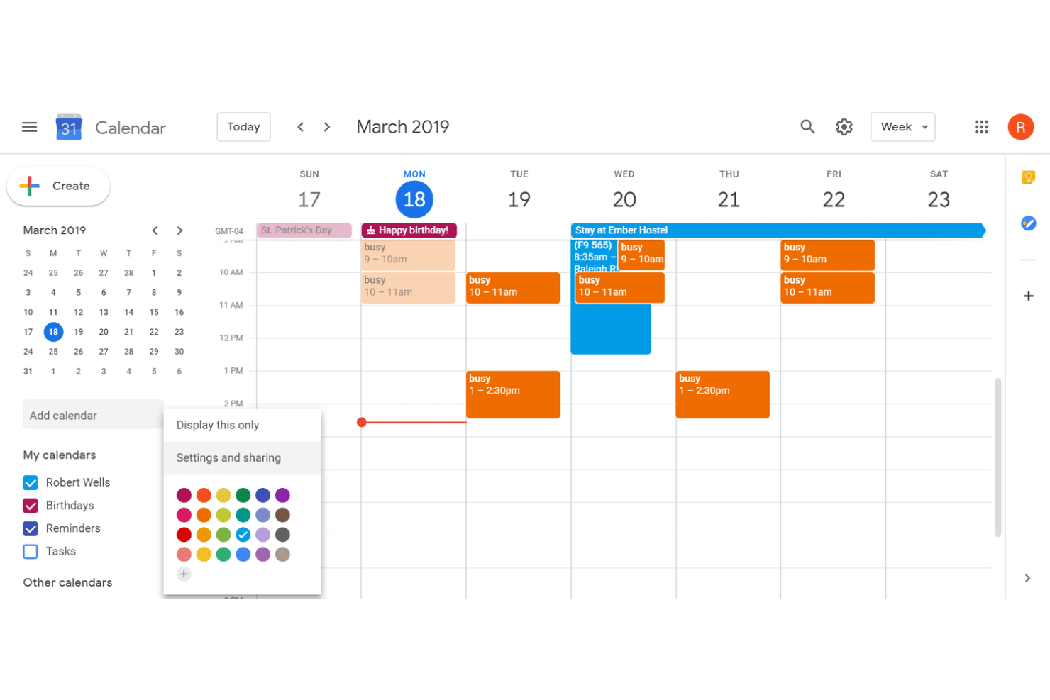 screenshot - Google Calendar Review: Pros, Cons, Features and Pricing