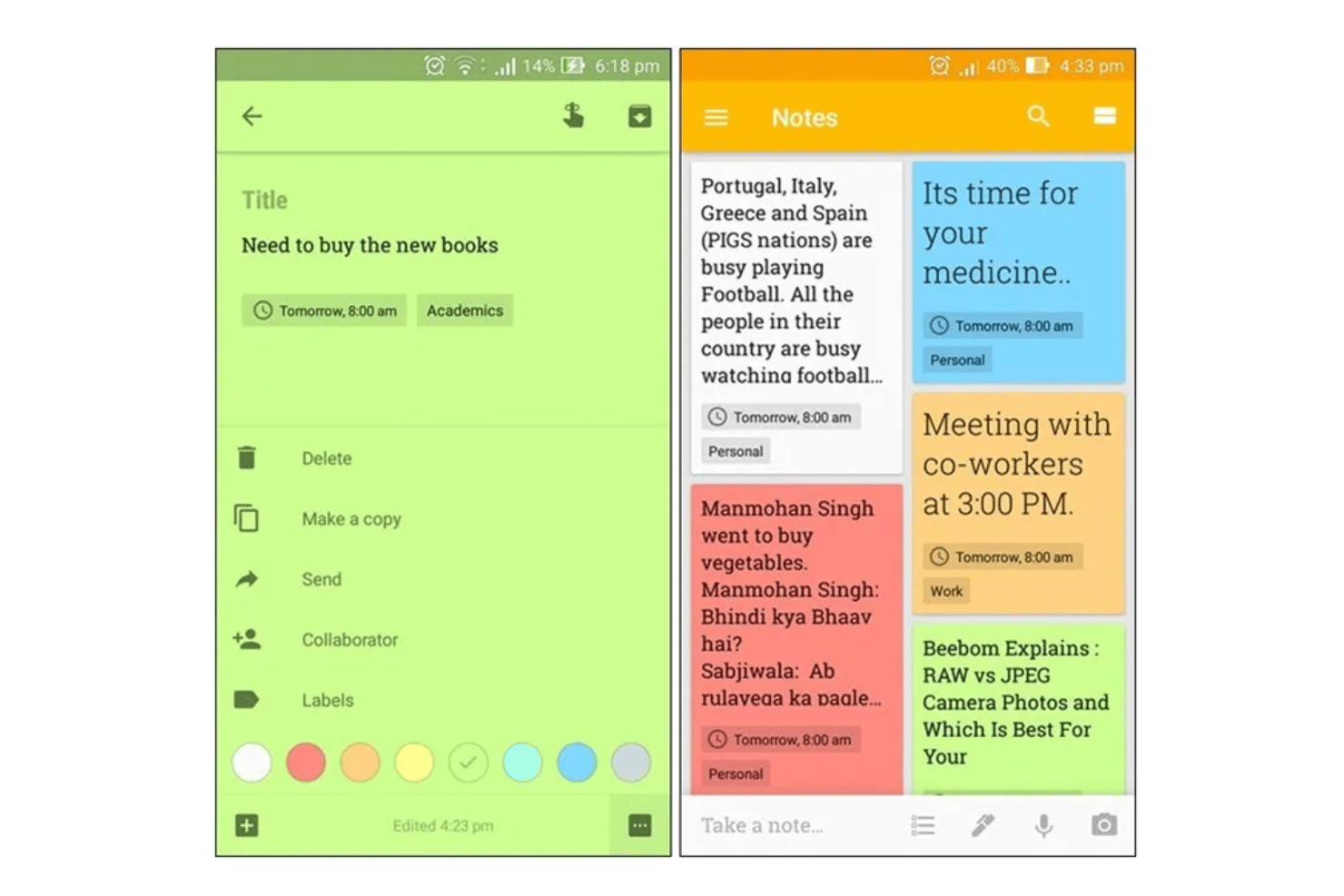 screenshot - Google Keep Review: Pros, Cons, Features and Pricing