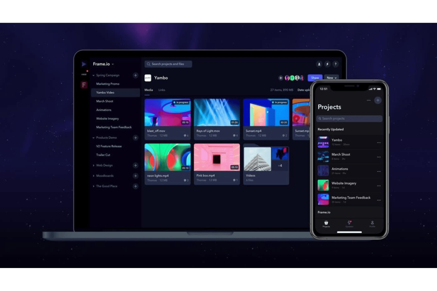 screenshot - Reseña de Frame.io: Ventajas, Desventajas, Funciones y Precios Detallados