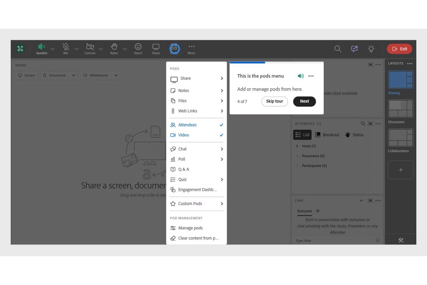 screenshot - Recensione di Adobe Connect: Pro, Contro, Funzionalità e Prezzi Spiegati