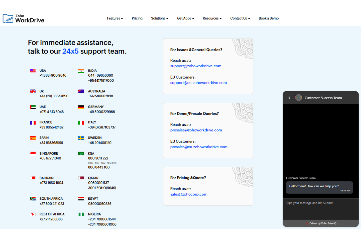 screenshot - Zoho WorkDrive Review: Pros, Cons, Features and Pricing