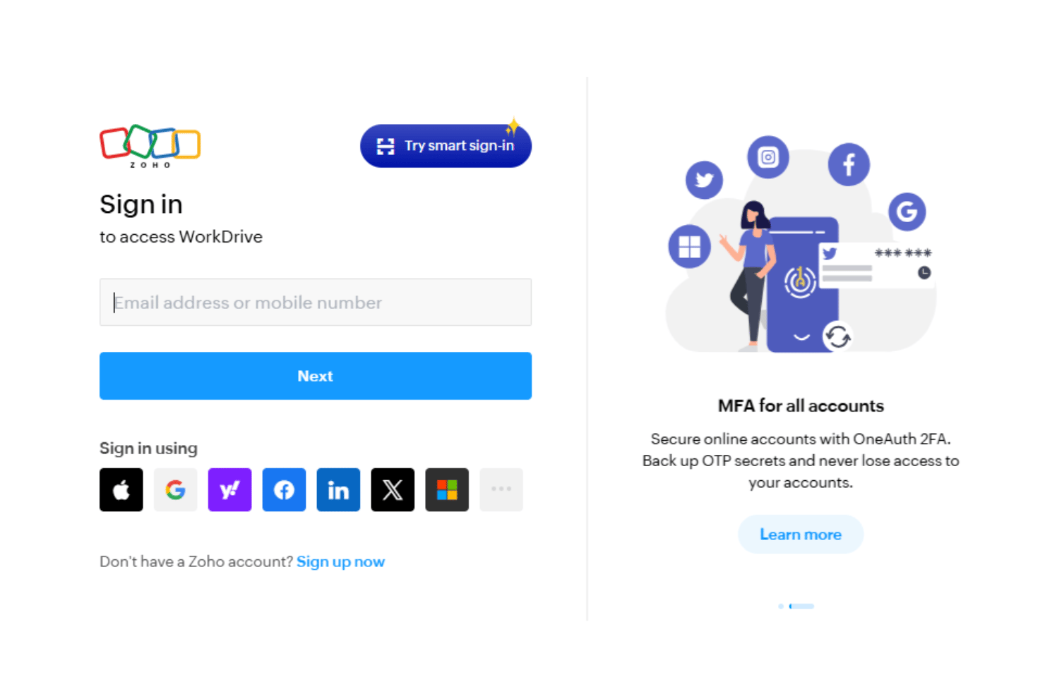 screenshot - Zoho WorkDrive Review: Pros, Cons, Features and Pricing