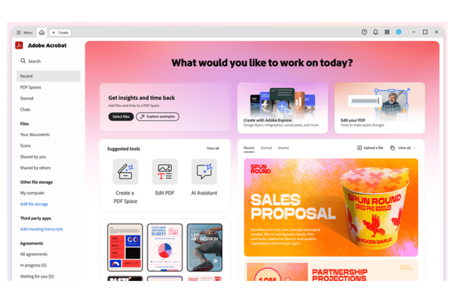 Manage, secure, edit, and share documents throughout their lifecycle.