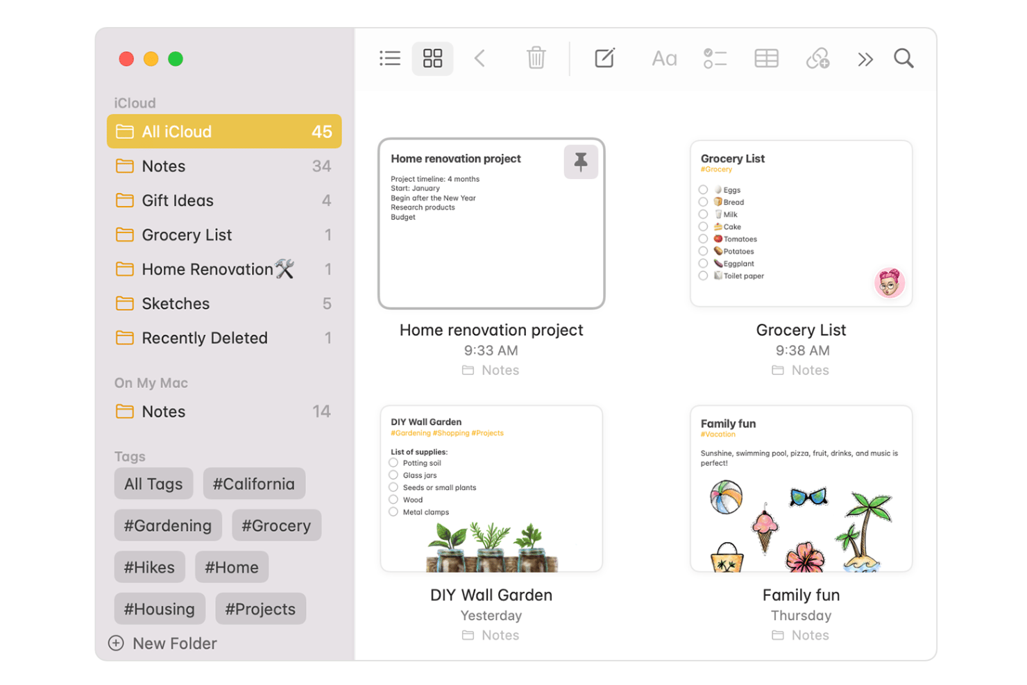 Apple Notes simplifies note-taking, organization, and collaboration across Apple devices.