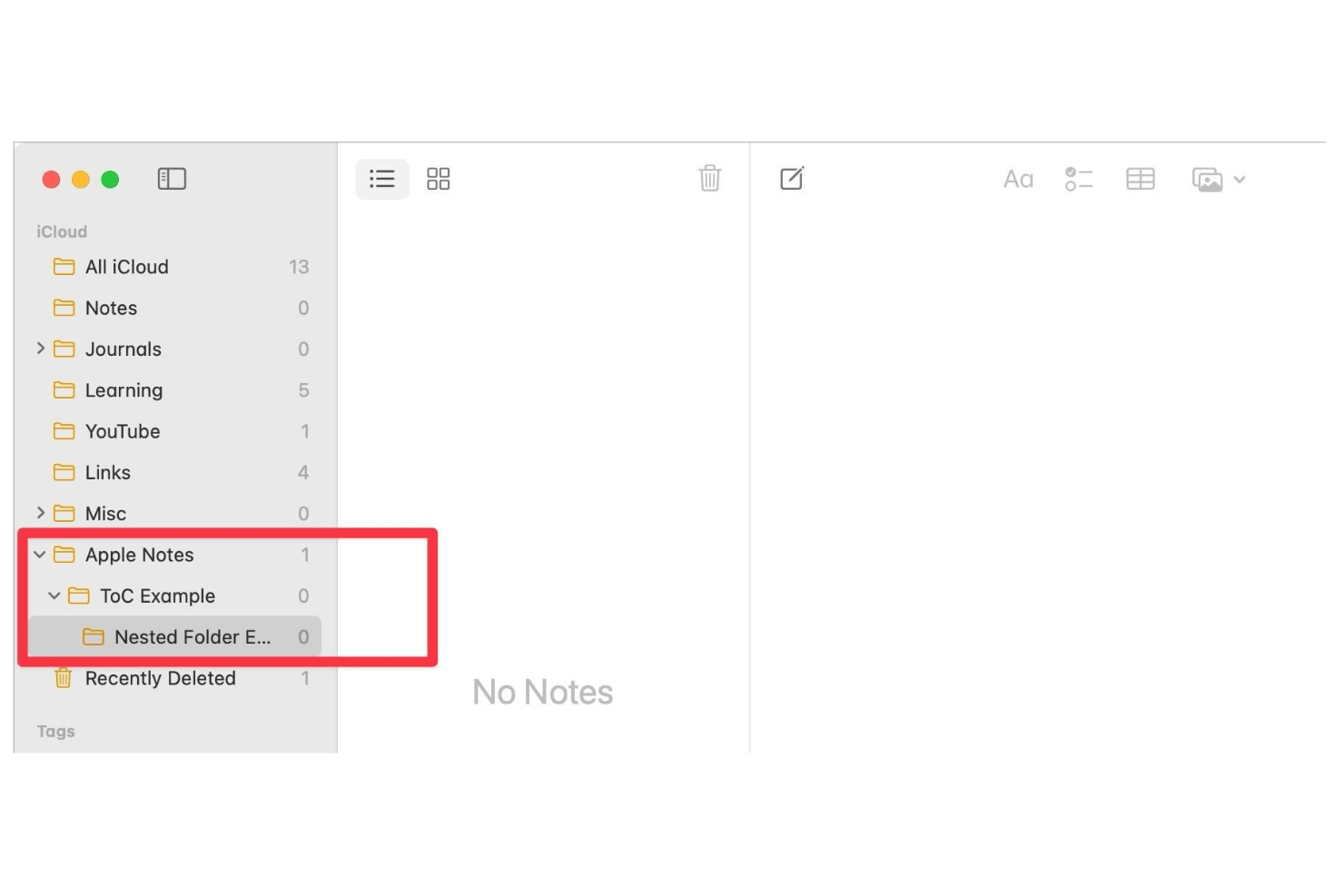 screenshot - Apple Notes Review: Features, Pros, Cons and Pricing Guide