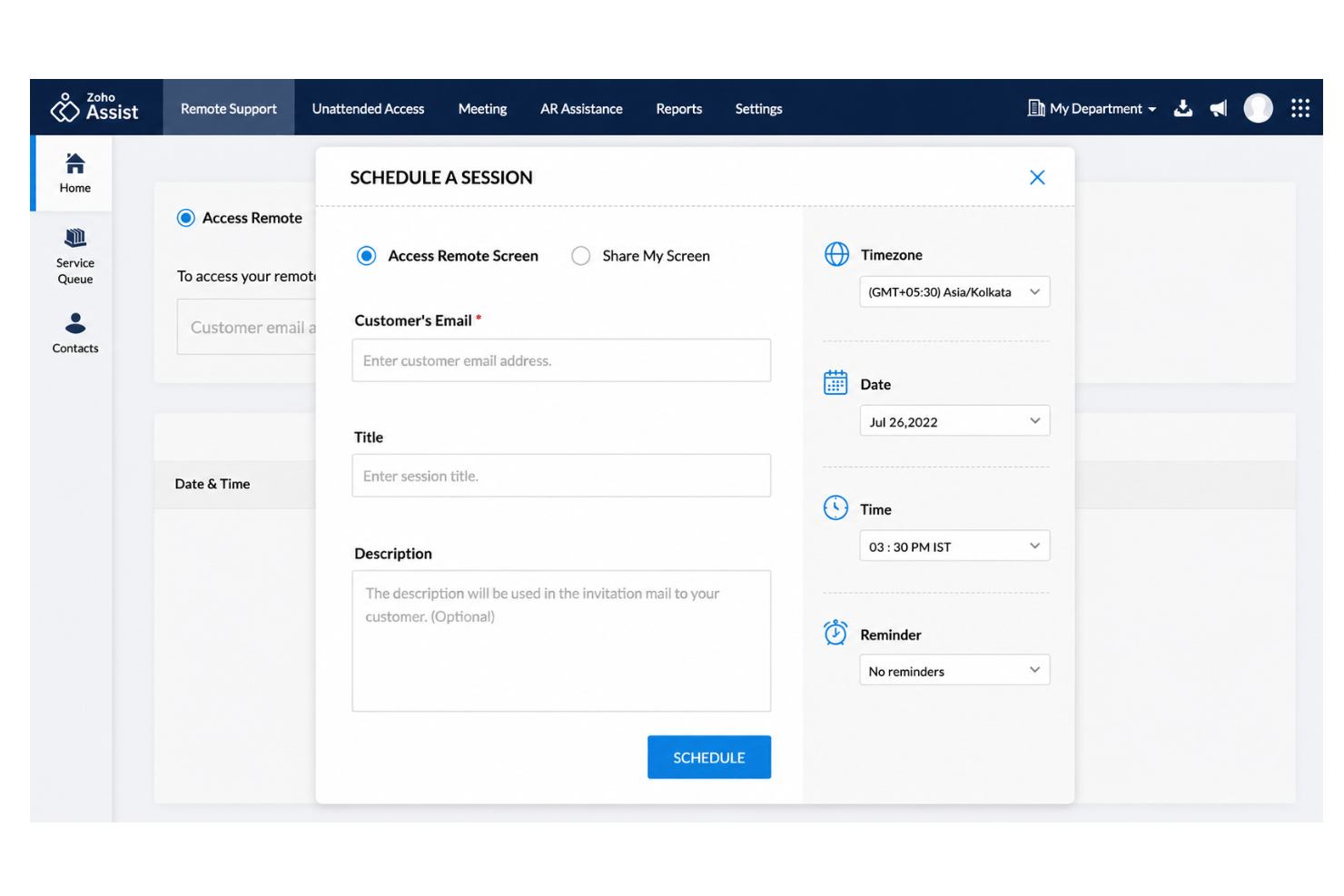 screenshot - Zoho Assist Review: Pros, Cons, Features and Pricing Explained