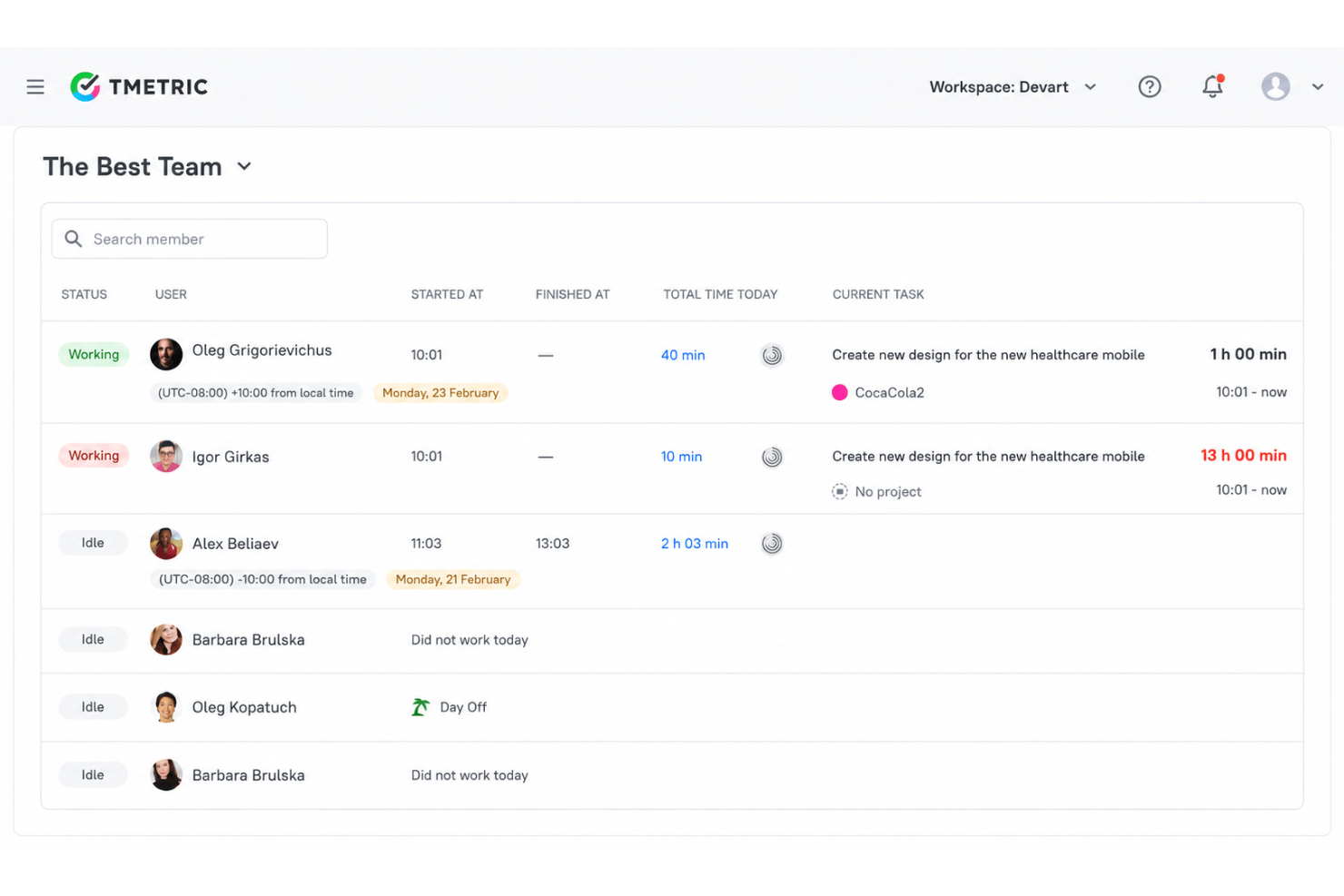 screenshot - TMetric Review 2026: Pros, Cons, Features and Pricing Overview