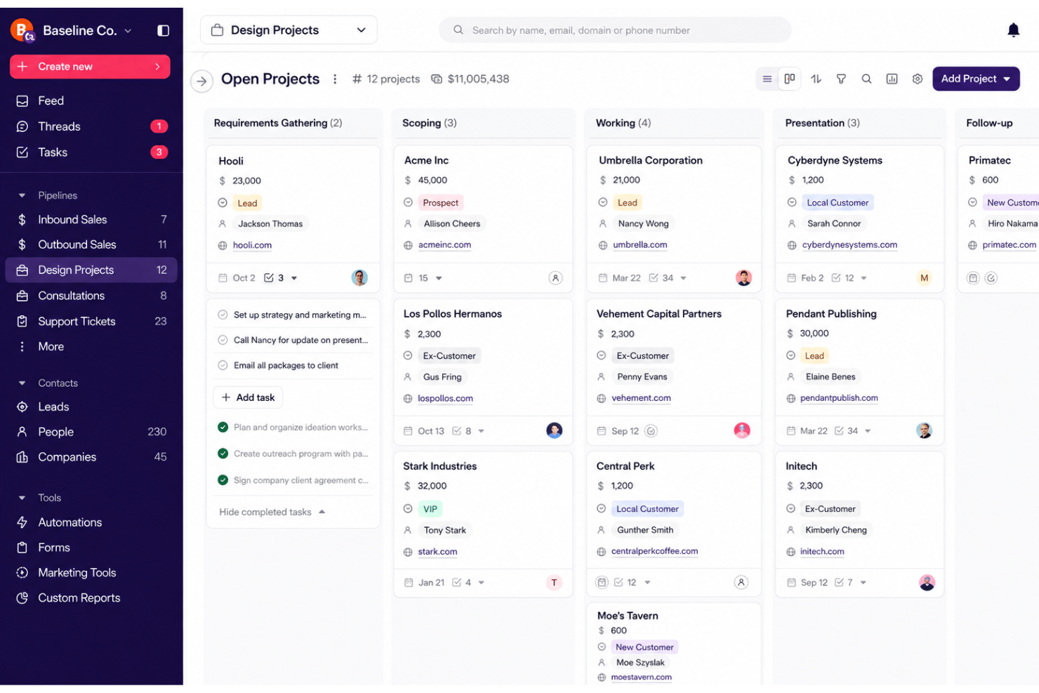 screenshot - Copper Review: Pros, Cons, Features and Pricing Overview