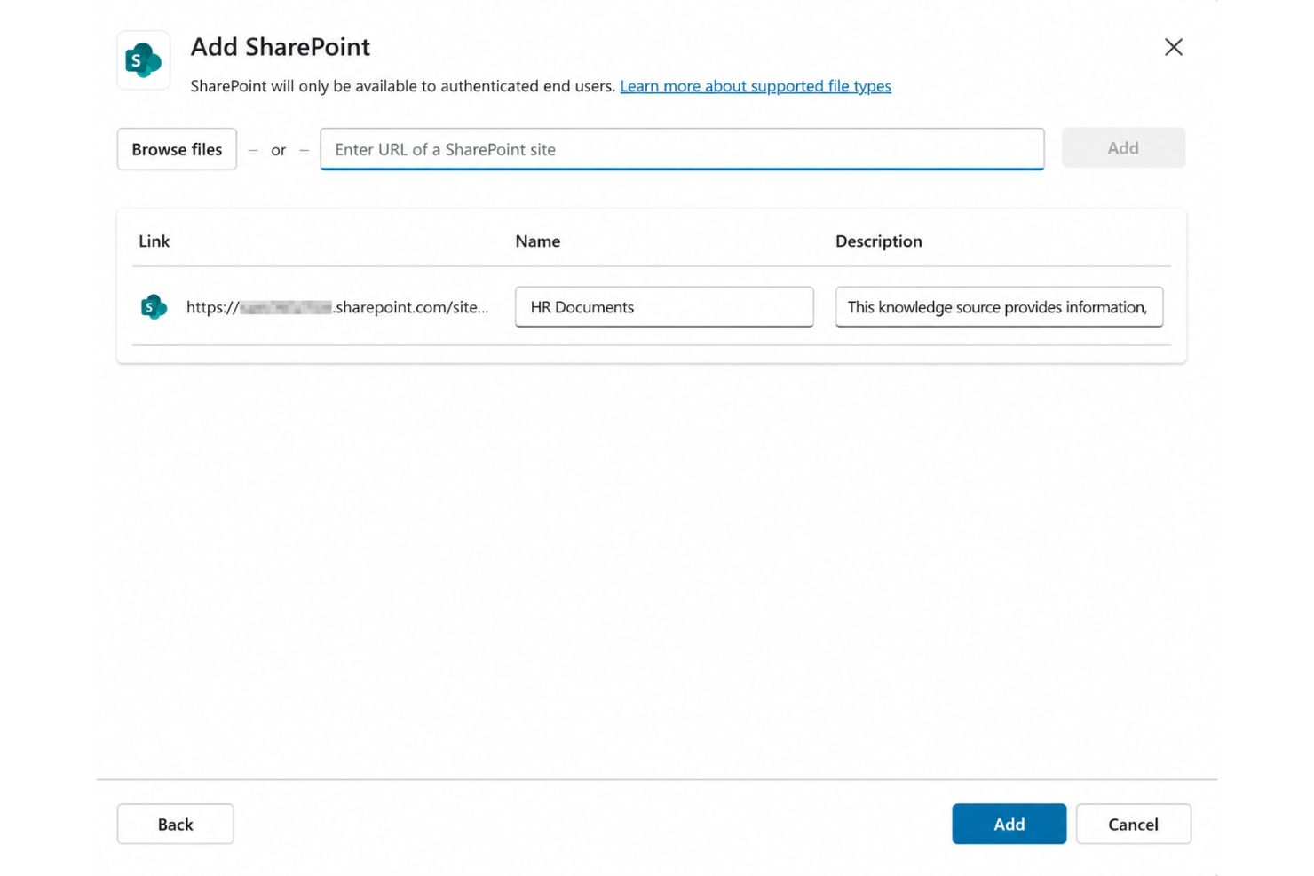 Microsoft Copilot Studio grounding agents with Microsoft 365 business data.