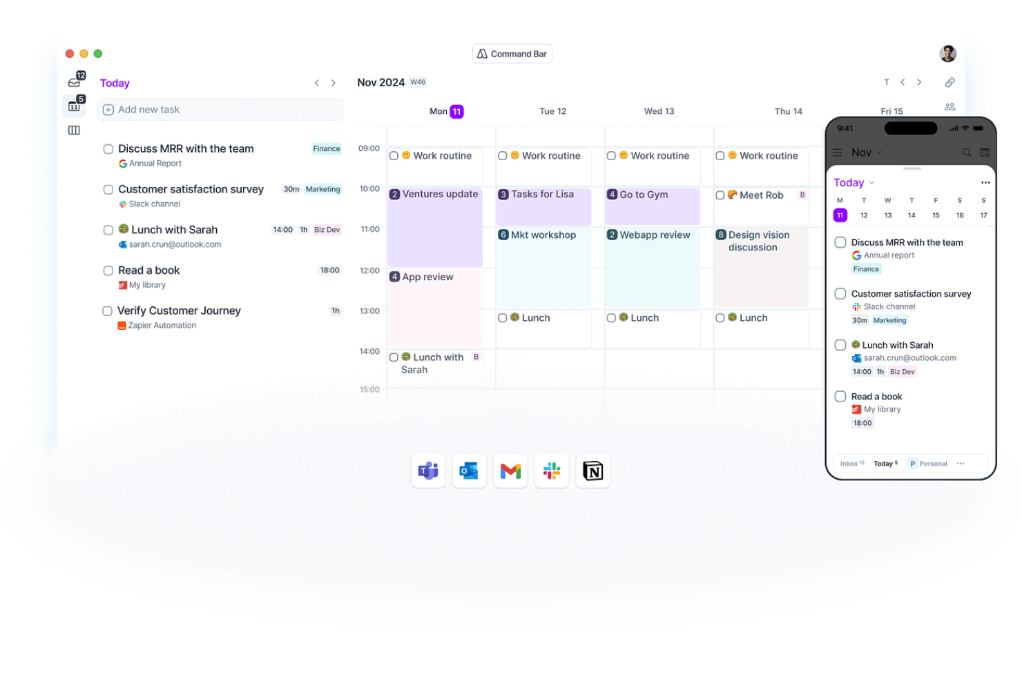 screenshot - Akiflow Review: Pros, Cons, Features and Pricing