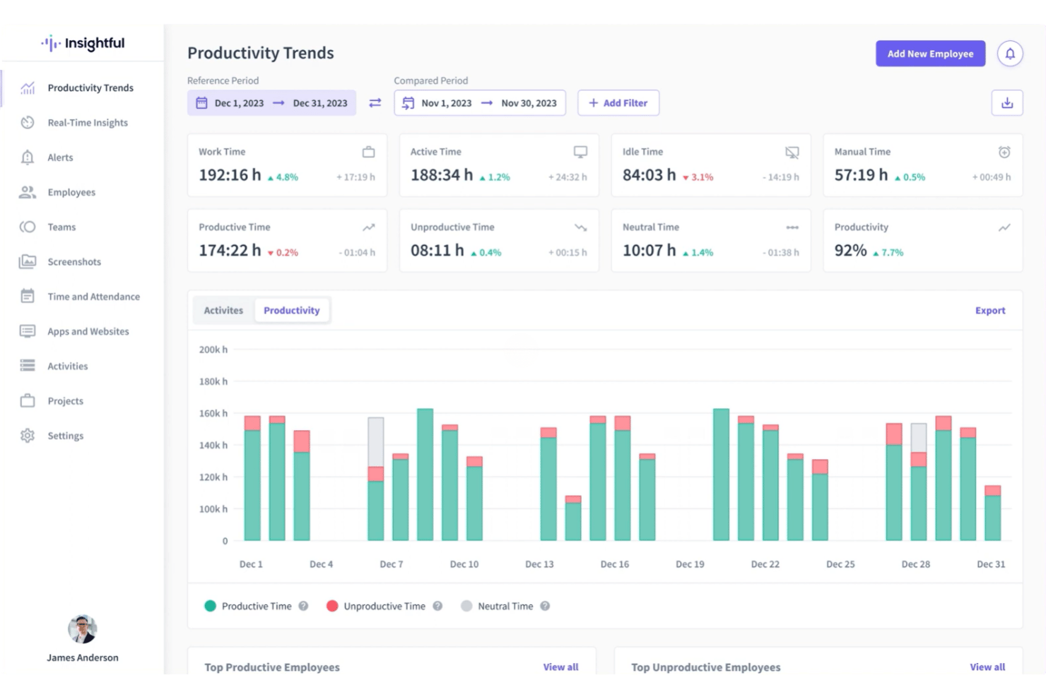 screenshot - Insightful Review 2026: Pros, Cons, Features, and Pricing