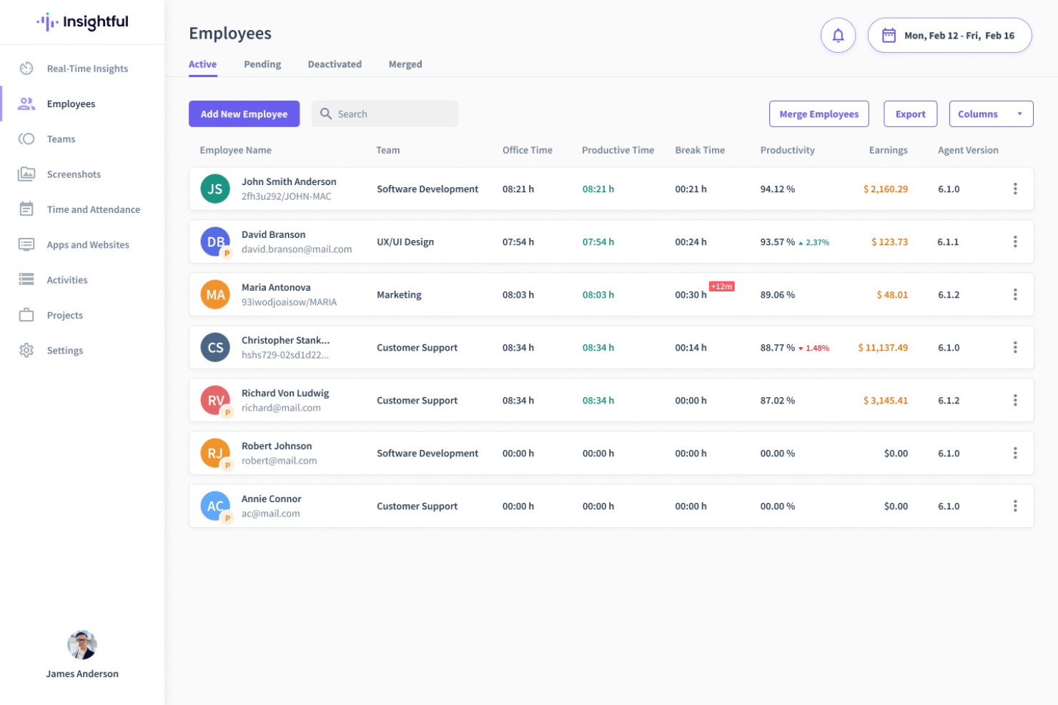 screenshot - Insightful Review 2026: Pros, Cons, Features, and Pricing