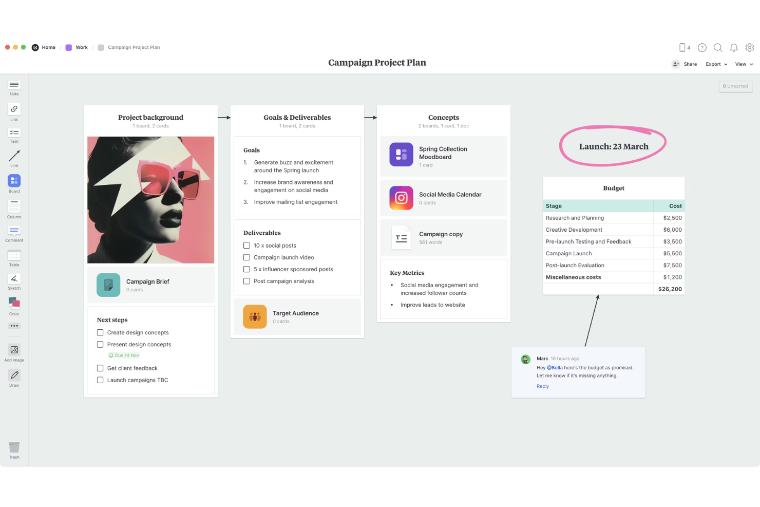 screenshot - Milanote Review: Pros, Cons, Features and Pricing