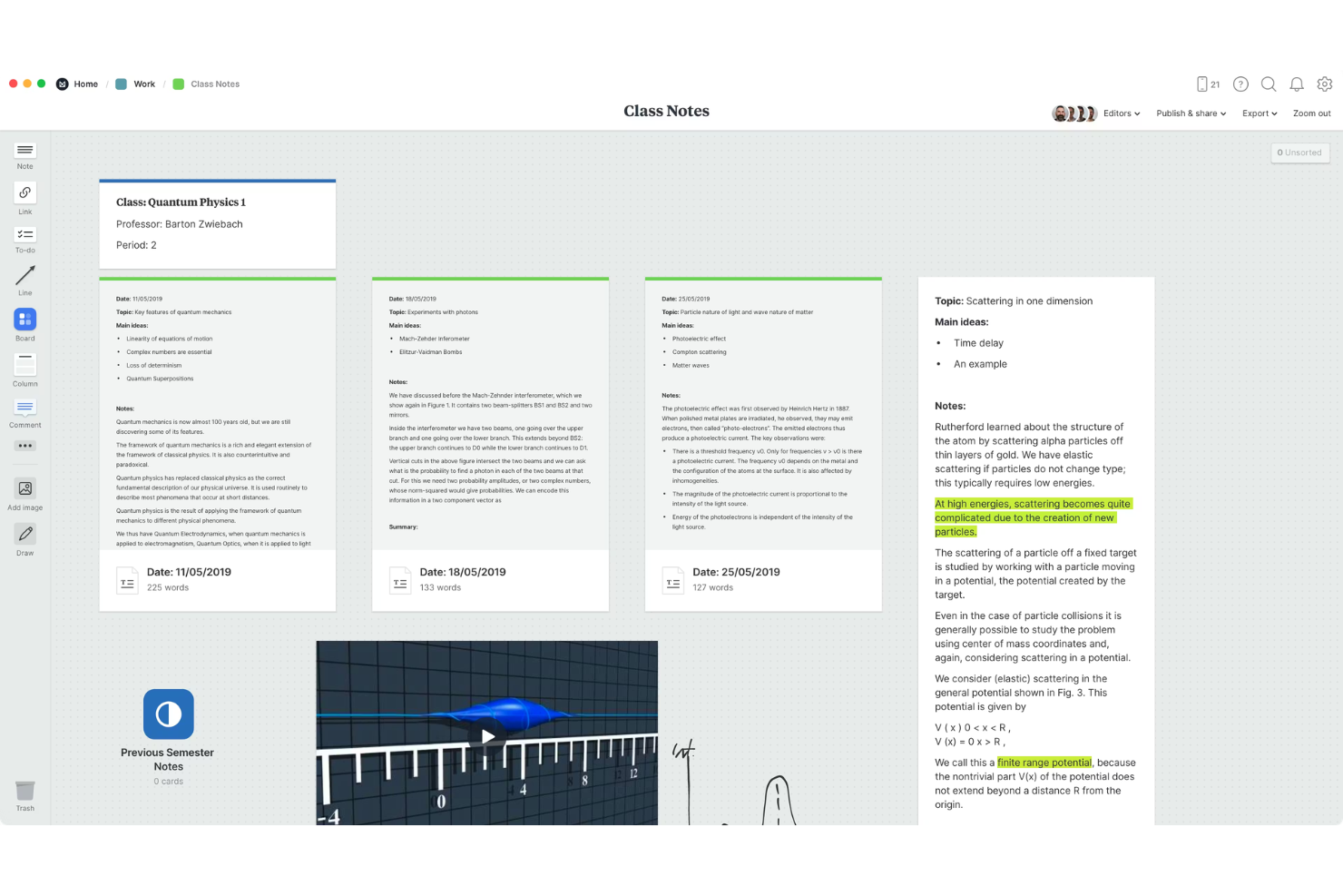 screenshot - Milanote Review: Pros, Cons, Features and Pricing