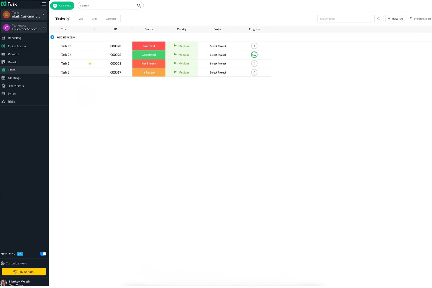 screenshot - nTask Review 2026: Pros, Cons, Features, and Pricing