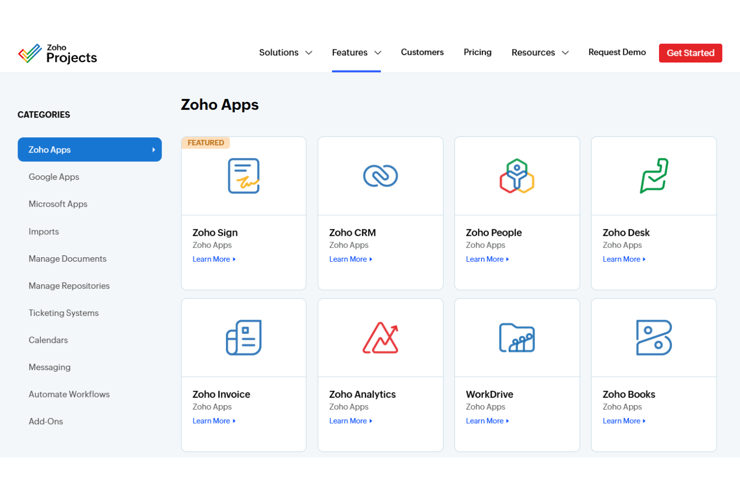 screenshot - Zoho Projects Review 2026: Pros, Cons, Features, and Pricing