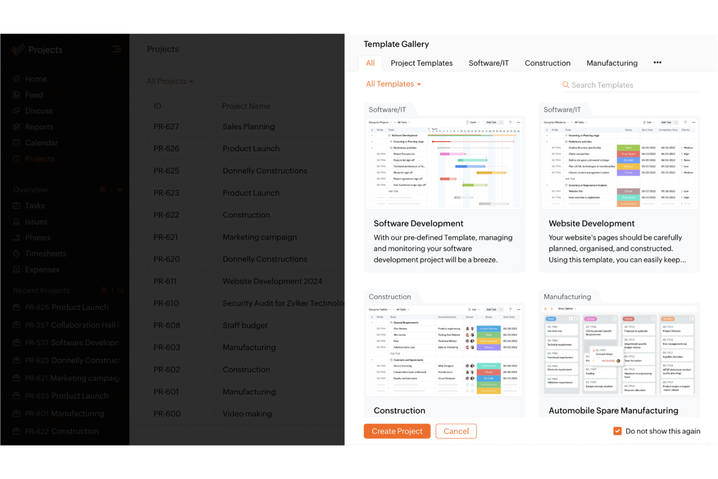 screenshot - Zoho Projects Review 2026: Pros, Cons, Features, and Pricing