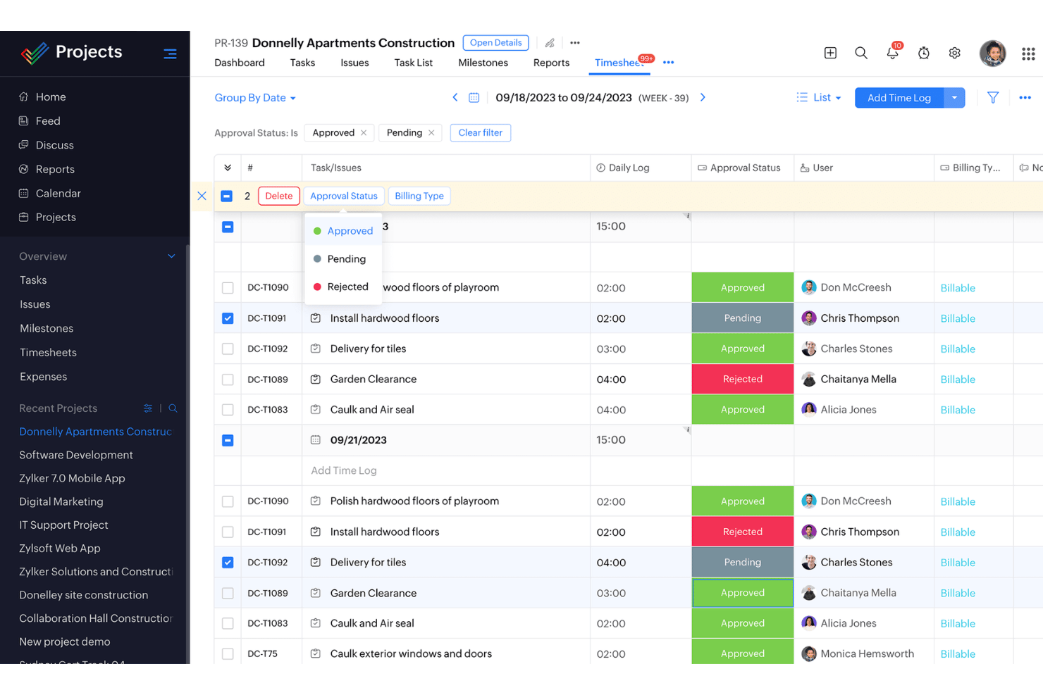 screenshot - Zoho Projects Review 2026: Pros, Cons, Features, and Pricing