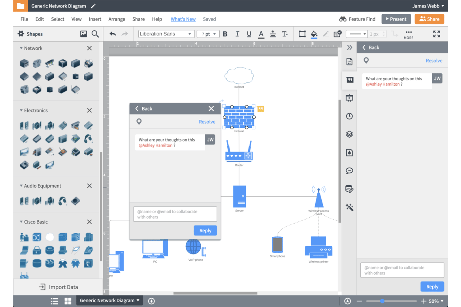 screenshot - Lucidchart Bewertung: Vorteile, Nachteile, Funktionen &amp; Preise