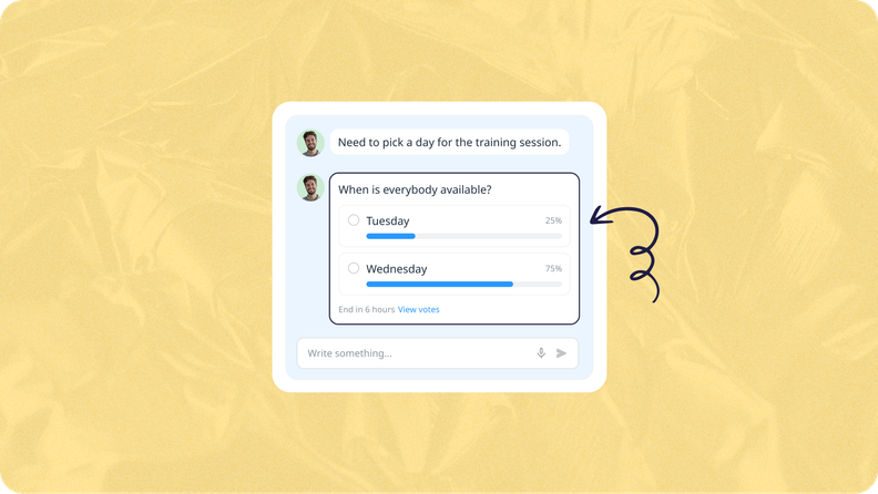 Connecteam Chat Adds Polls for Faster Team Decisions