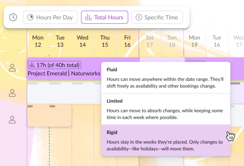 Resource Guru Adds Flexible Total Hours Bookings