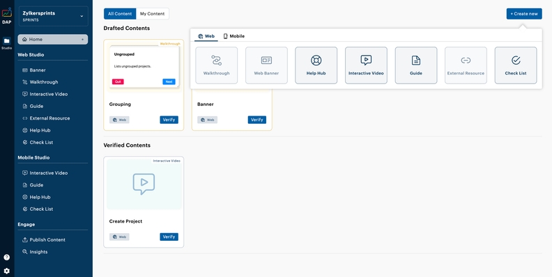 Zoho Sprints Adds Zoho DAP Integration for User Onboarding