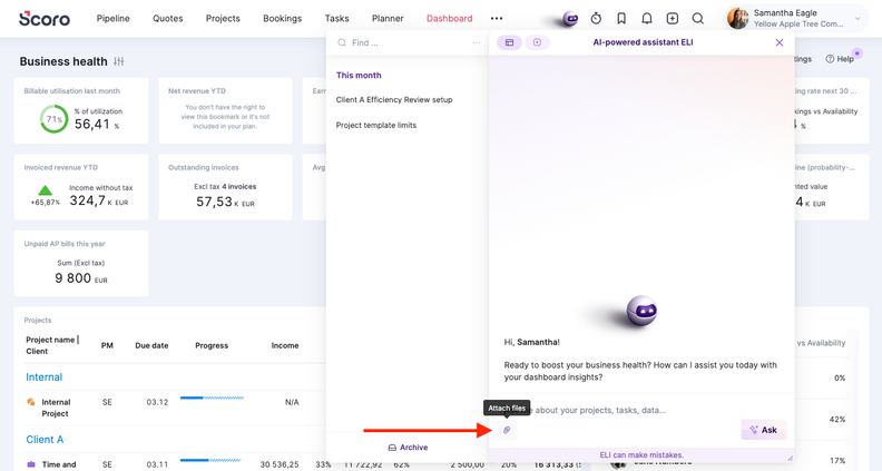 Scoro Adds Time Mobile App and ELI Improvements