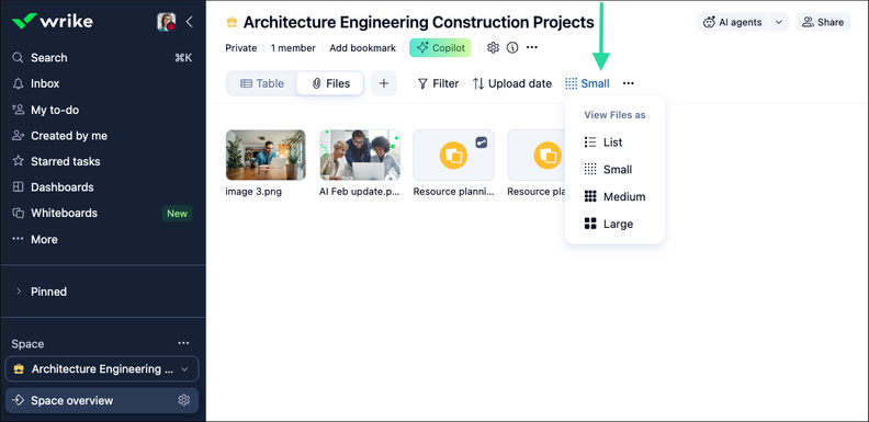 Wrike Introduces New Files View and Dashboard Files Widget