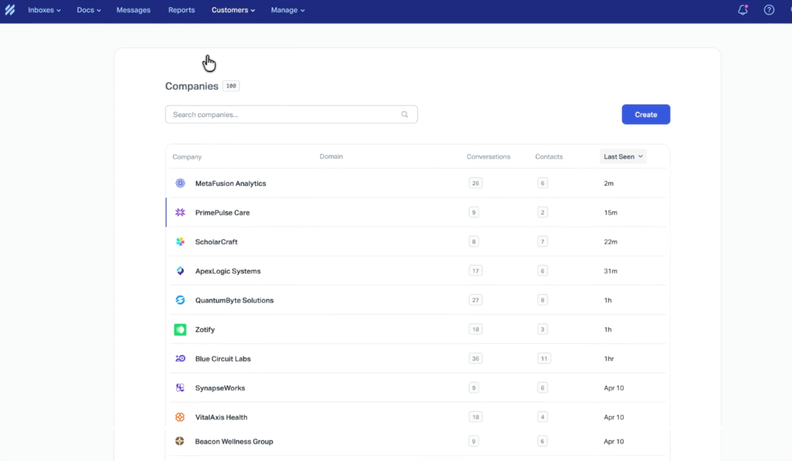 Help Scout Adds Company Profile for Account Health Insights