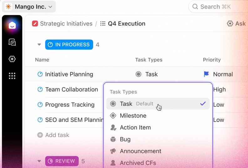 ClickUp Enhances Task Management and Introduces AI Notetaker