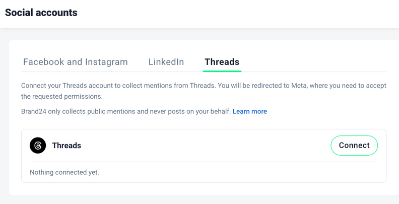 Brand24 Adds Threads Monitoring
