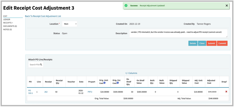 Cetec ERP Enhances AP Matching, Inventory Costs, MRP, &amp; Financial Reporting