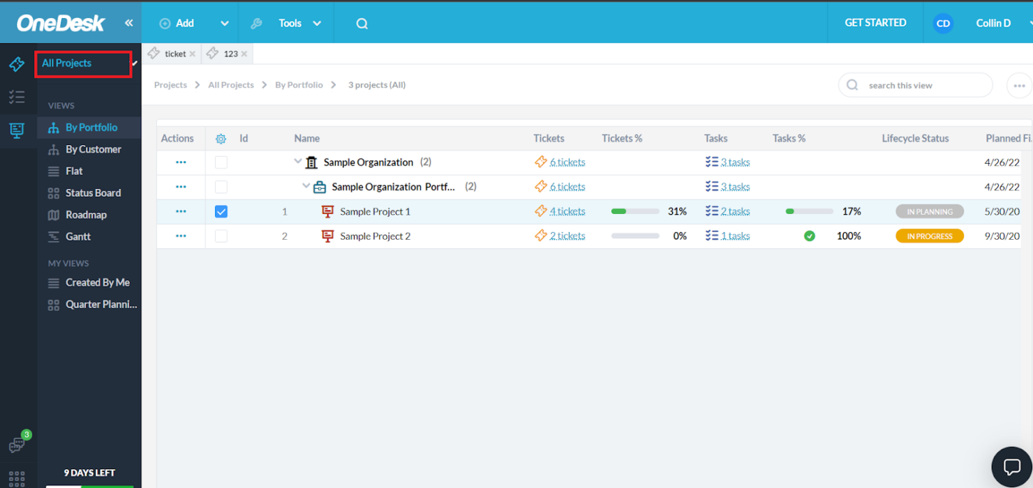 screenshot - OneDesk Professional Services Automation Software Review for 2025