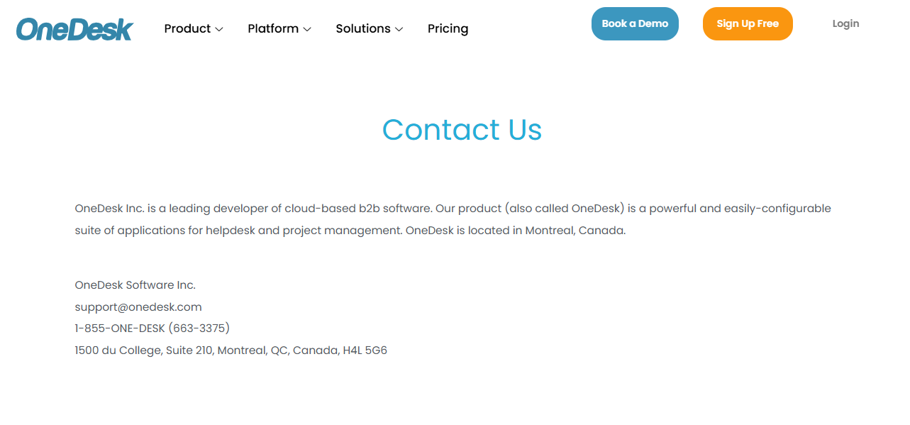 screenshot - OneDesk Professional Services Automation Software Review for 2025