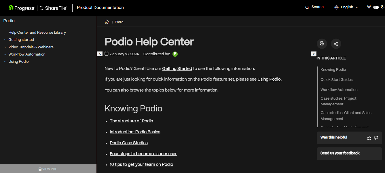 screenshot - Podio Project Management Software Review for 2025