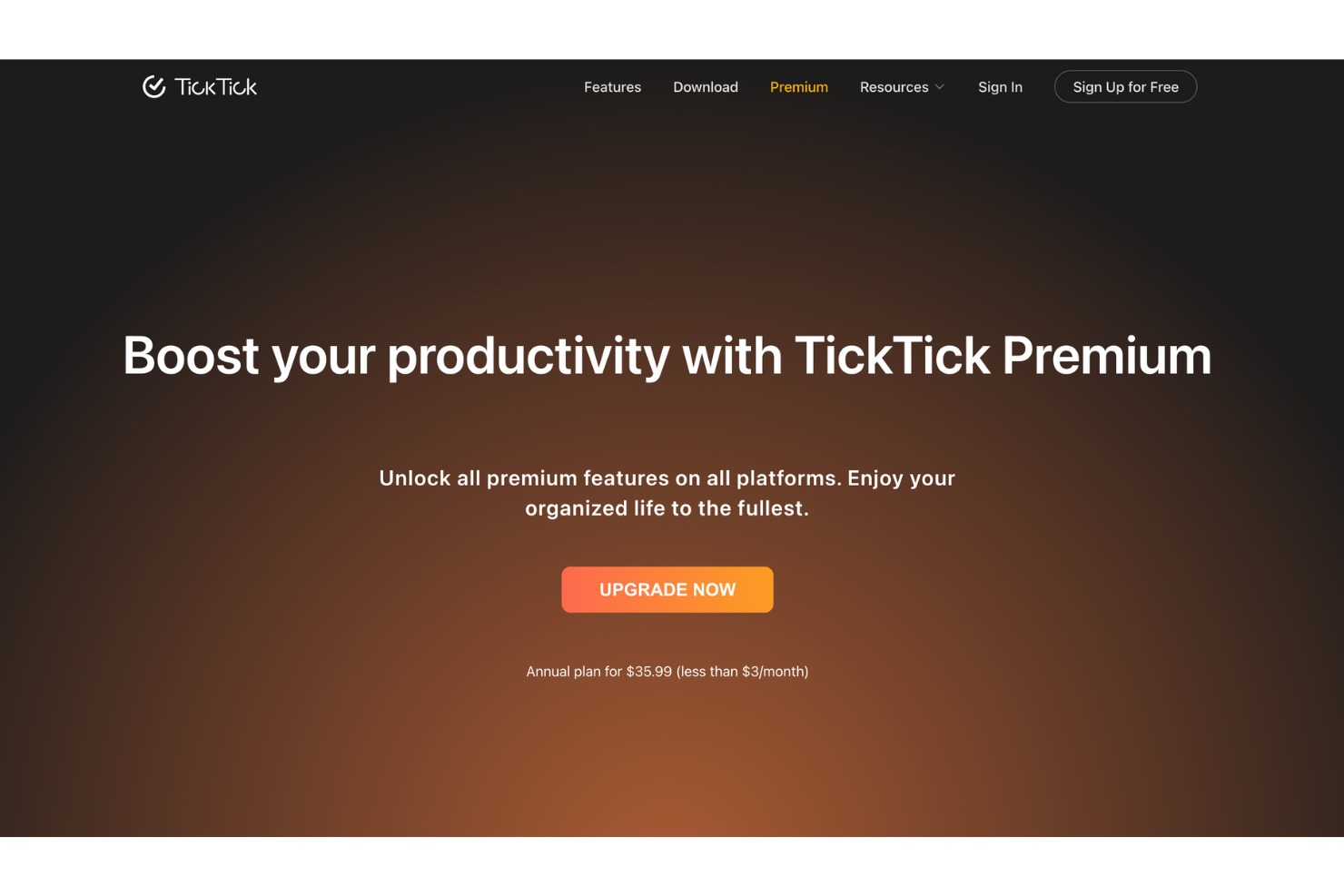 screenshot - TickTick Review: Pros, Cons, Features & Pricing