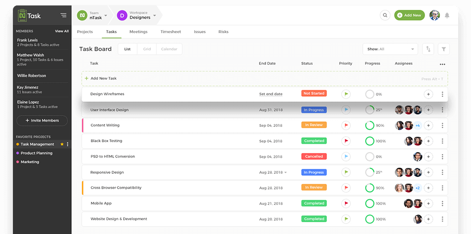 screenshot - nTask Review: The Pros and Cons in 2025