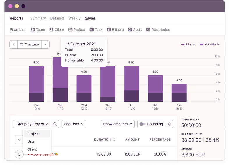 screenshot - Toggl Track Time Tracking Software Review for 2026