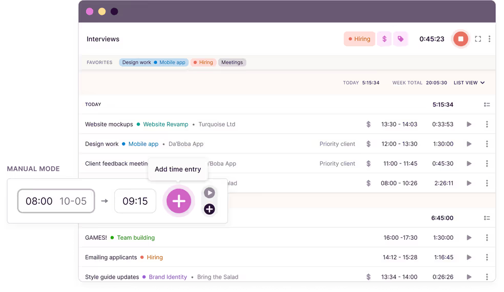 screenshot - Toggl Track Time Tracking Software Review for 2026