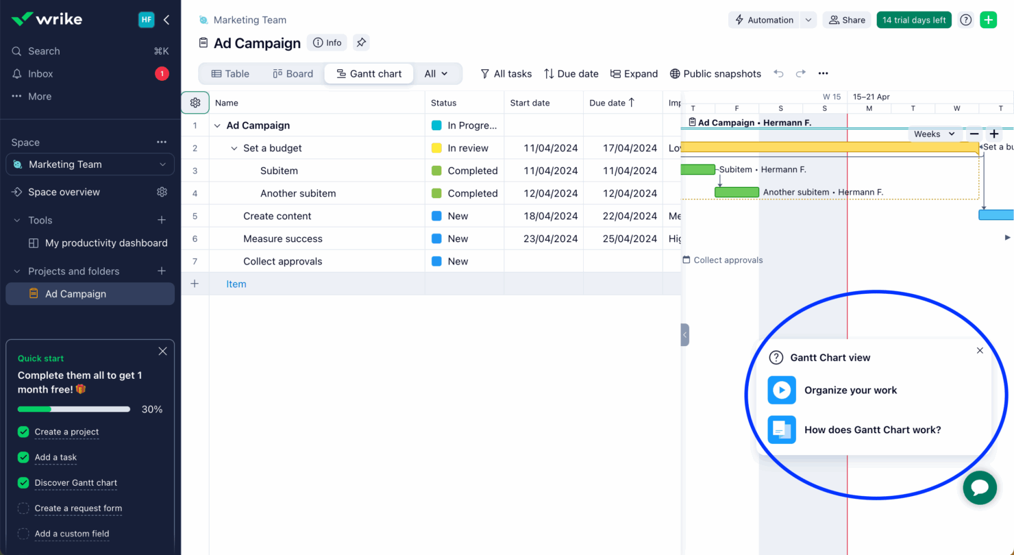 screenshot - Wrike Review 2025: Pros, Cons, Features & Pricing