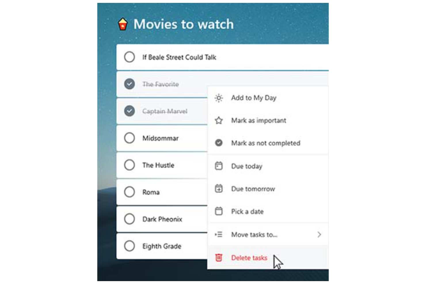 screenshot - Microsoft To Do Task Management Software Review for 2025