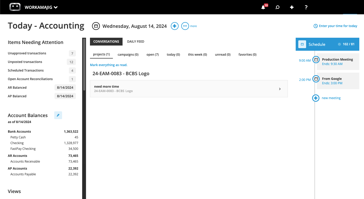 screenshot - Workamajig Project Management Software Review for 2026
