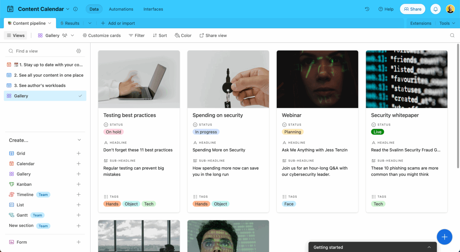 screenshot - Airtable Project Management Software Review for 2025