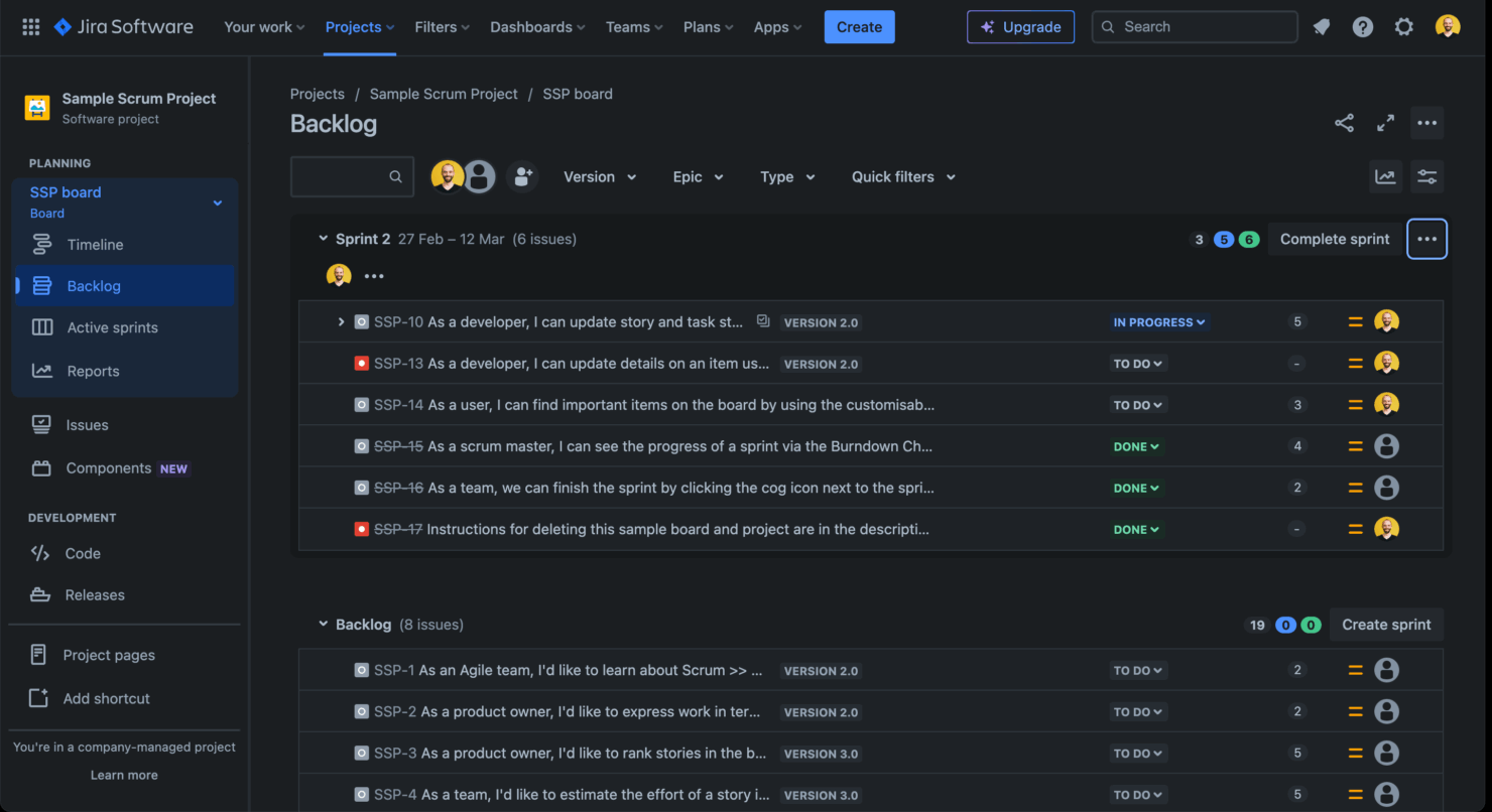screenshot - Jira Software In-Depth Review 2025