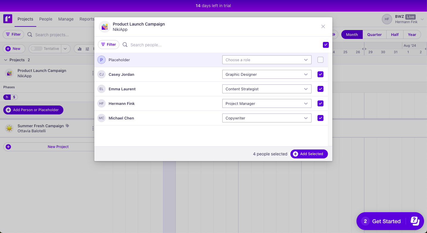 screenshot - Runn Project Management Software In-Depth Review 2025