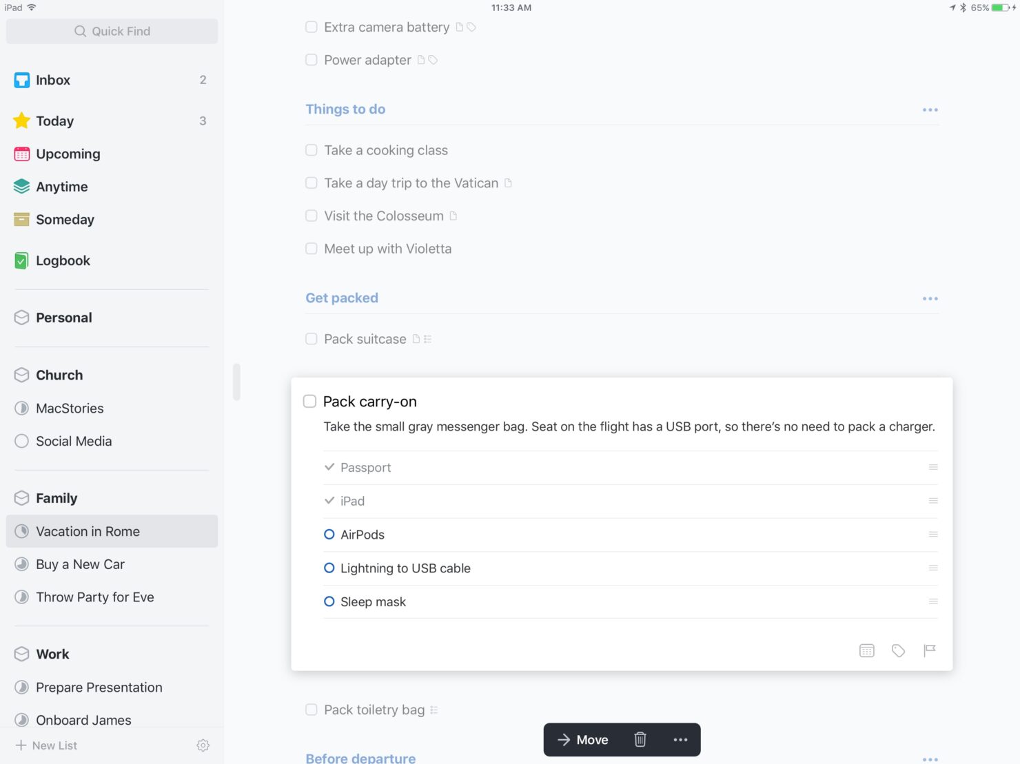 screenshot - Things 3 Review: Pros, Cons, Features & Pricing